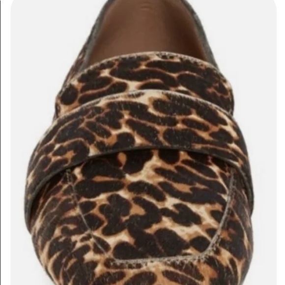 Halogen Lucy Calf Hair Slip On Loafers Leather NIB Sz 7 - Picture 9 of 10